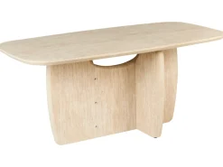 Spisebord TRAVERS Travertin Effekt 180 cm 90 cm