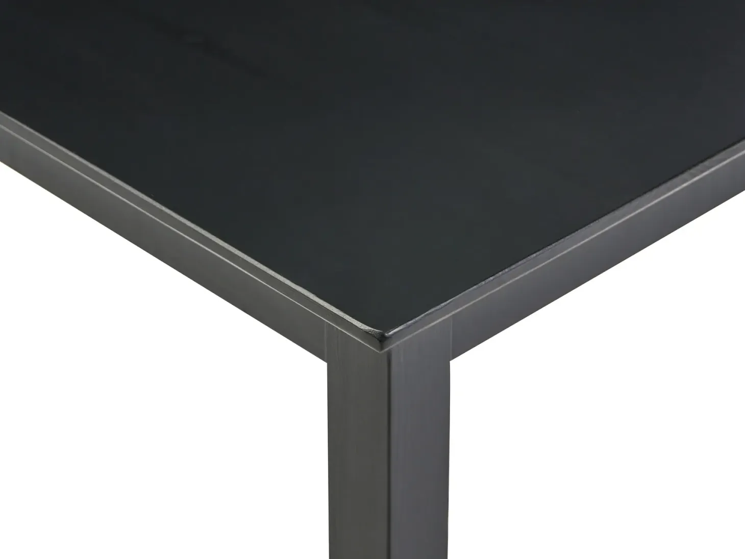 Spisebord VERITAS Sort 75 cm 75 cm Fyretræ