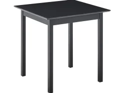 Spisebord VERITAS Sort 75 cm 75 cm Fyretræ