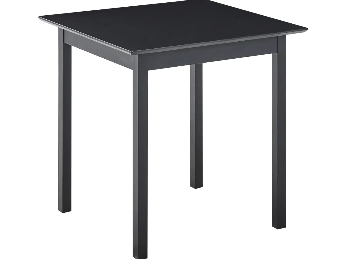 Spisebord VERITAS Sort 75 cm 75 cm Fyretræ