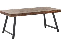 Spisebord WARTON Mørkebrun 180 cm 90 cm Fyretræ