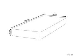 Springmadras ROOMY H2/3 Medium 90 x 200 cm