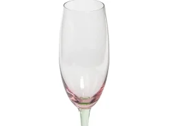 Sæt af 4 champagnefløjter DIOPSIDE 200 ml Lyserød