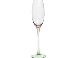 Sæt af 4 champagnefløjter DIOPSIDE 200 ml Lyserød