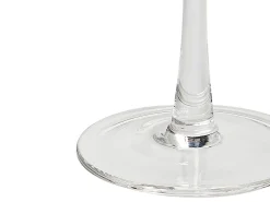 Sæt af 4 champagne-underkopper TOPAZ 450 ml Transparent