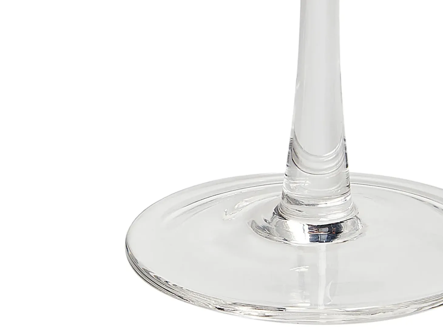 Sæt af 4 champagne-underkopper TOPAZ 450 ml Transparent