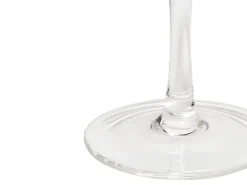 Sæt af 4 champagne-underkopper QUARTZ 170 ml Grå