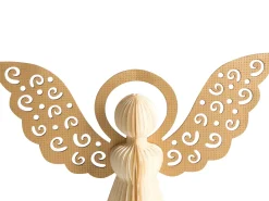 Sæt af 3 figurer EIRA Engel 24/28/33 cm Beige