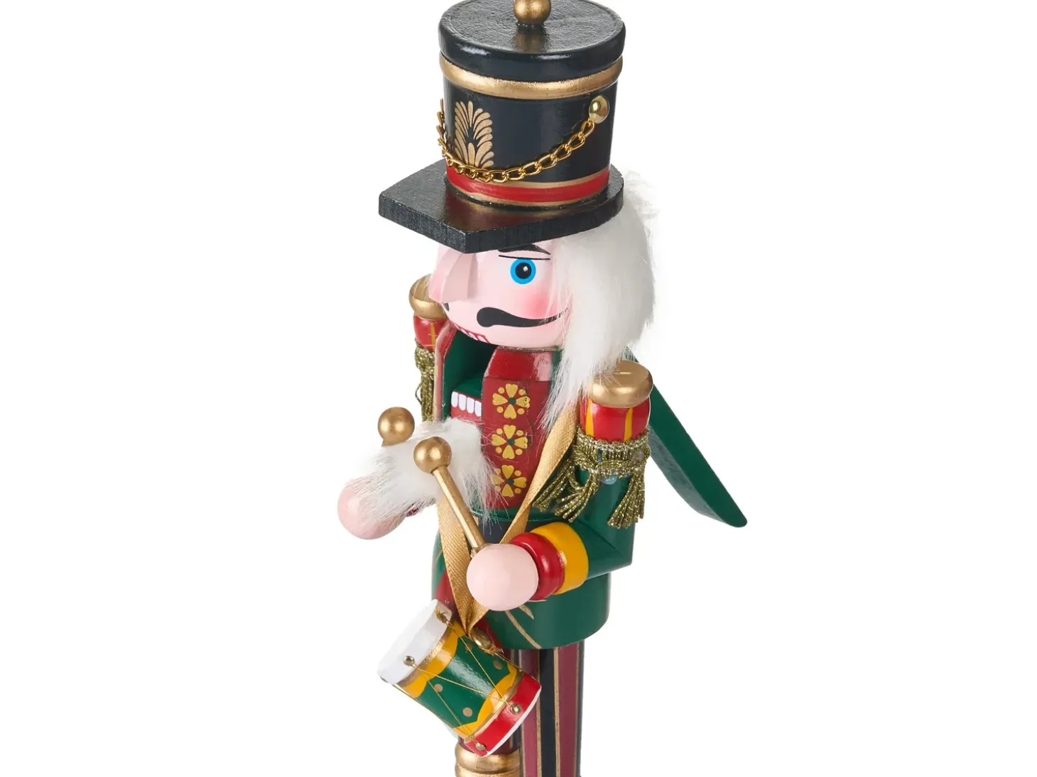 Sæt af 3 figurer LJUSNAN Nøddeknækker 30 cm Mørkegrøn