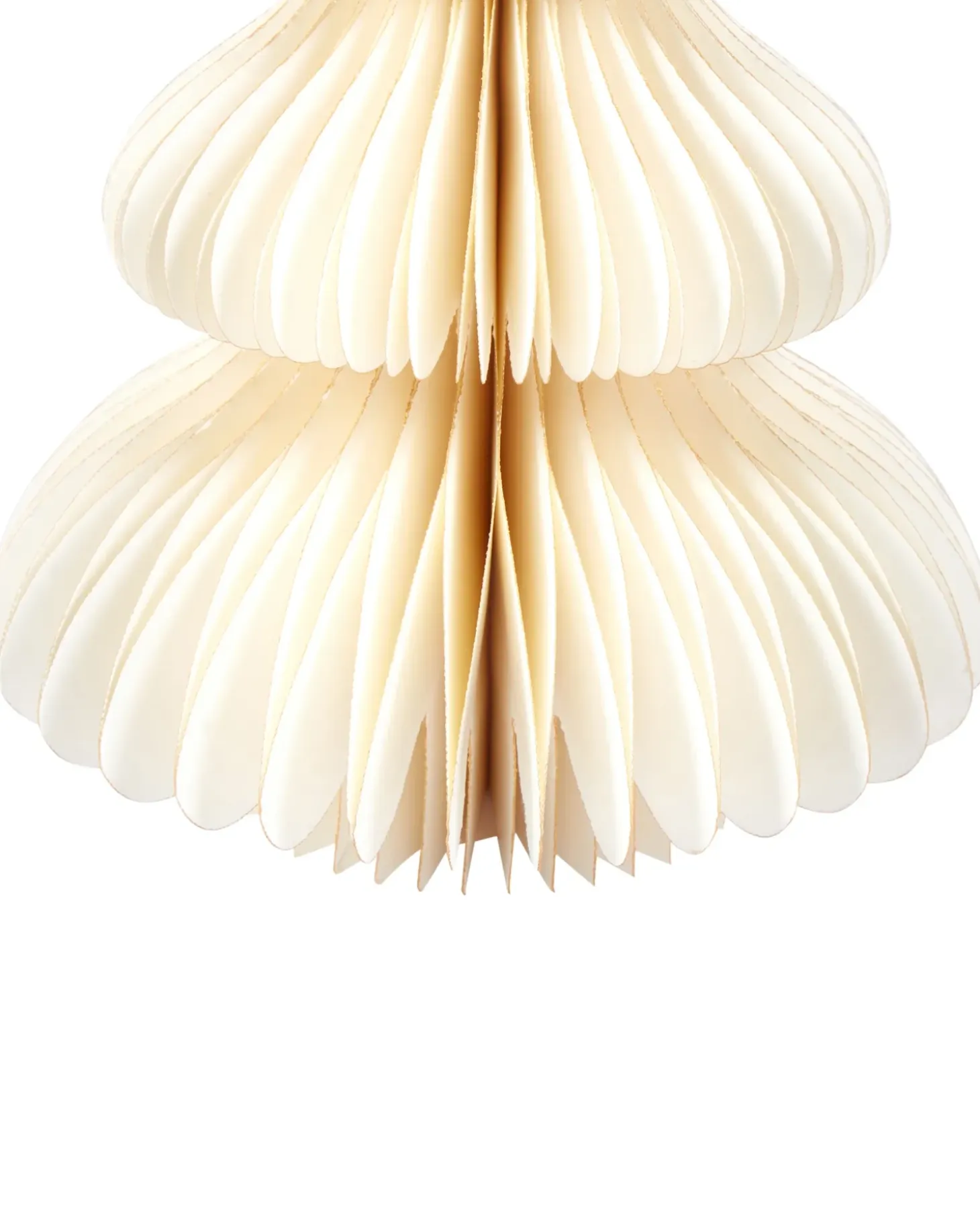 Sæt af 3 figurer NILGIRI Juletræ 15/20/25 cm Beige