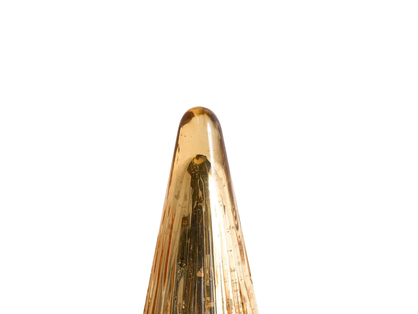 Sæt af 3 figurer OYEREN Juletræ 21/29/37 cm Guld