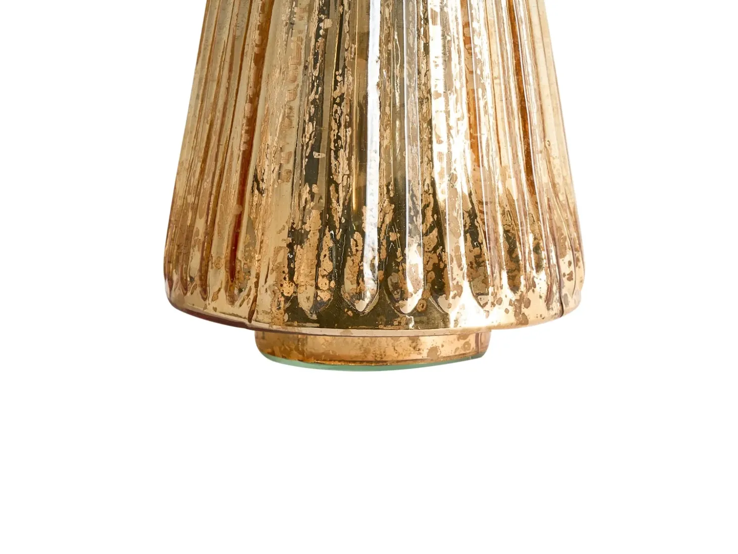 Sæt af 3 figurer OYEREN Juletræ 21/29/37 cm Guld