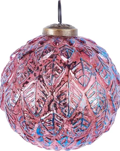 Sæt af 6 julekugler ASTRAL Glas Lyserød