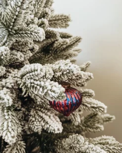 Sæt af 6 julekugler ASTRALE Glas Lyserød