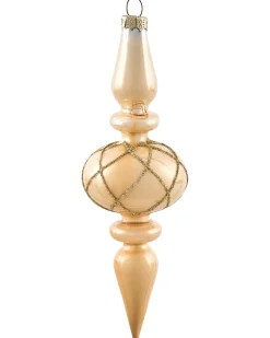 Sæt af 35 julekugler BLING Glas Guld