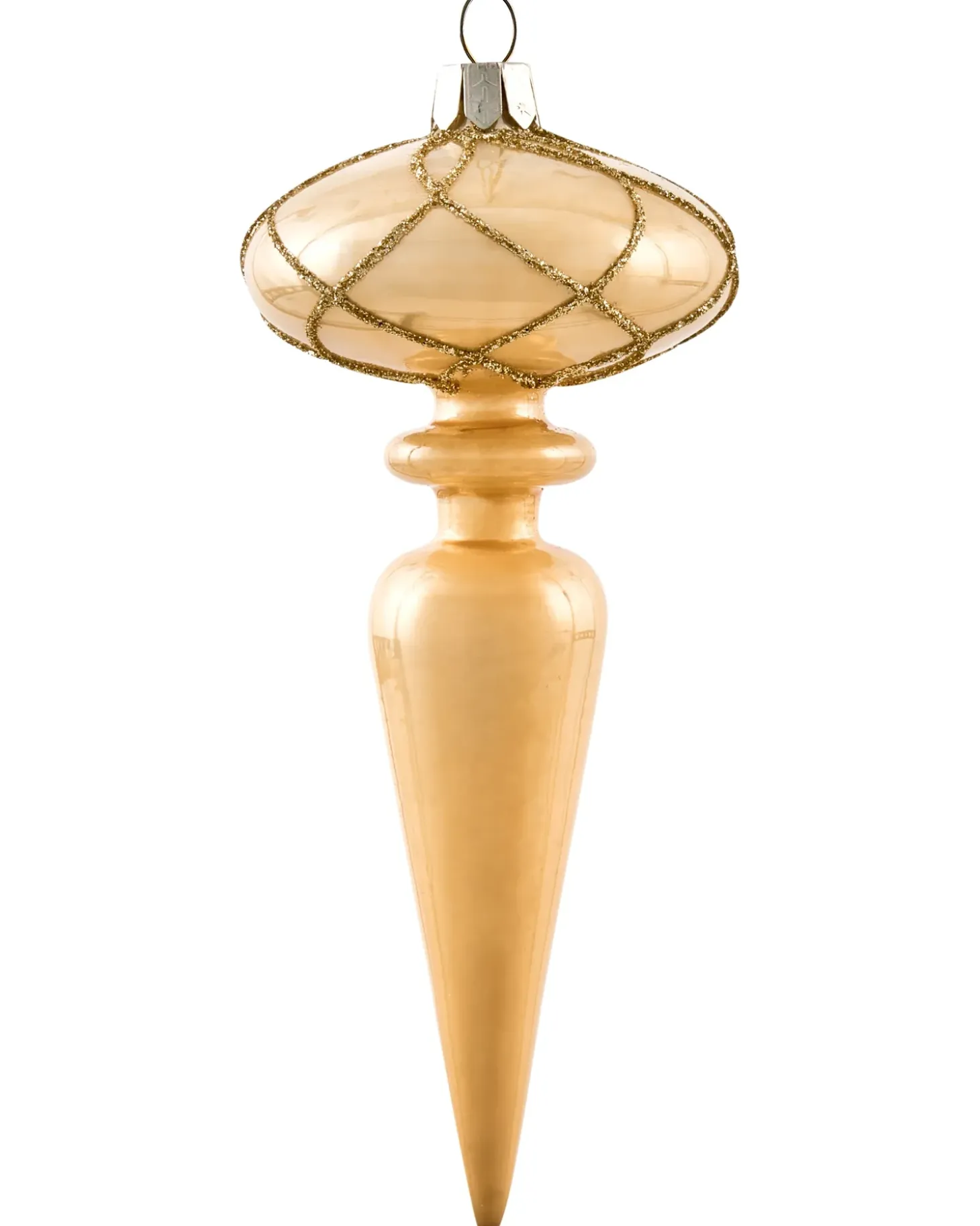 Sæt af 35 julekugler BLING Glas Guld