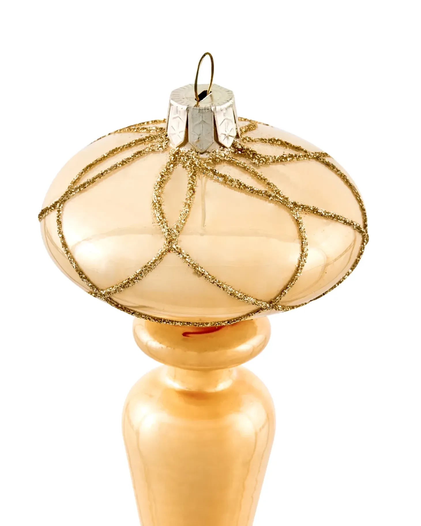 Sæt af 35 julekugler BLING Glas Guld