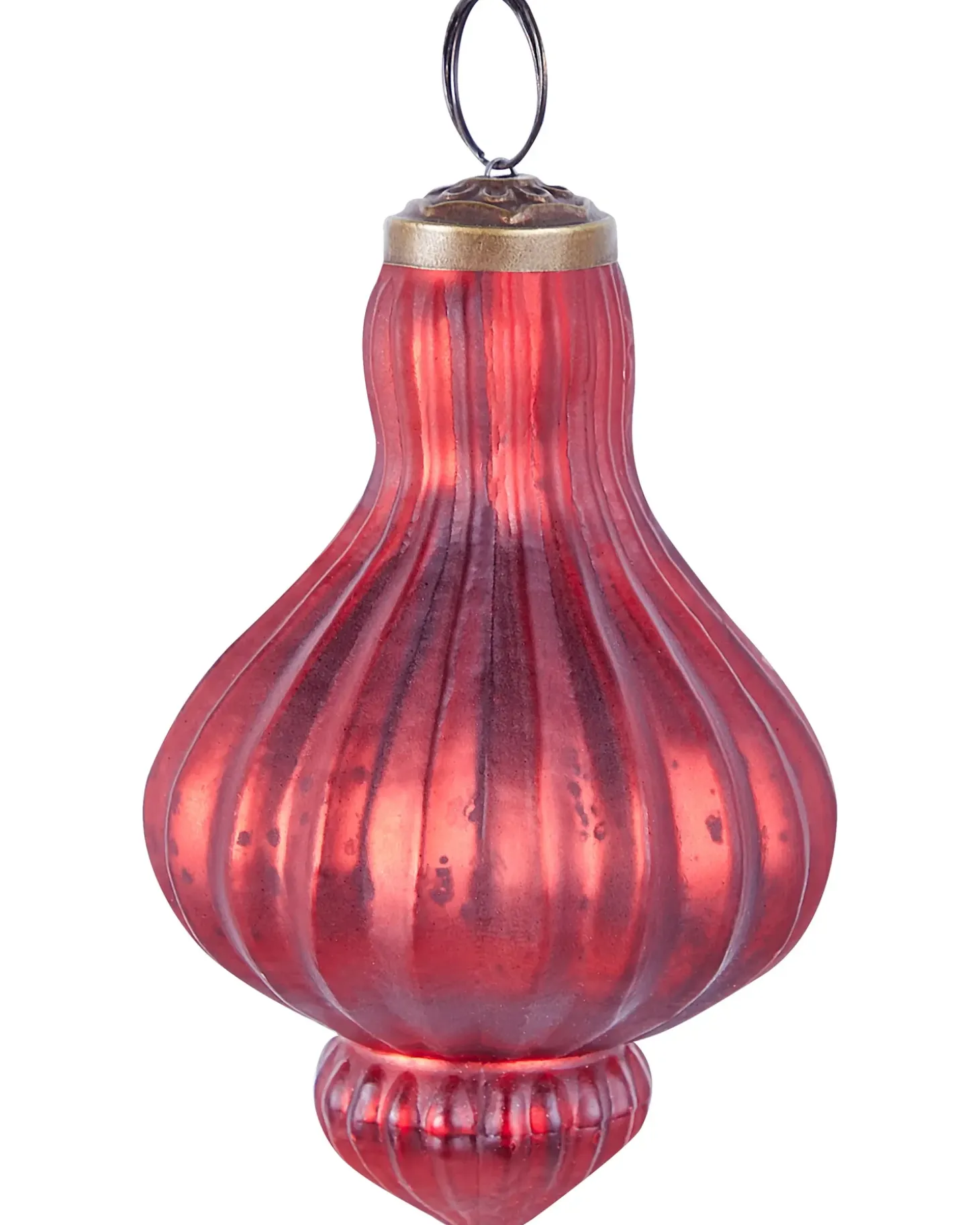 Sæt af 8 julekugler BRILLANT Glas Rød