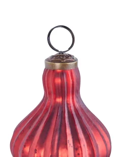 Sæt af 8 julekugler BRILLANT Glas Rød