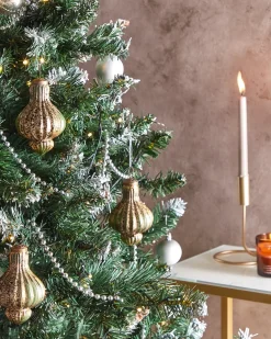 Sæt af 8 julekugler BRILLANT Glas Grøn