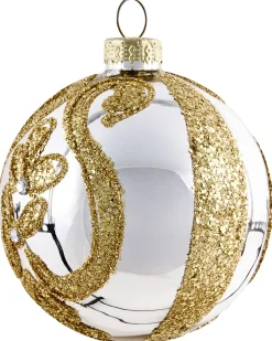 Sæt af 70 julekugler FLICKER Glas Guld