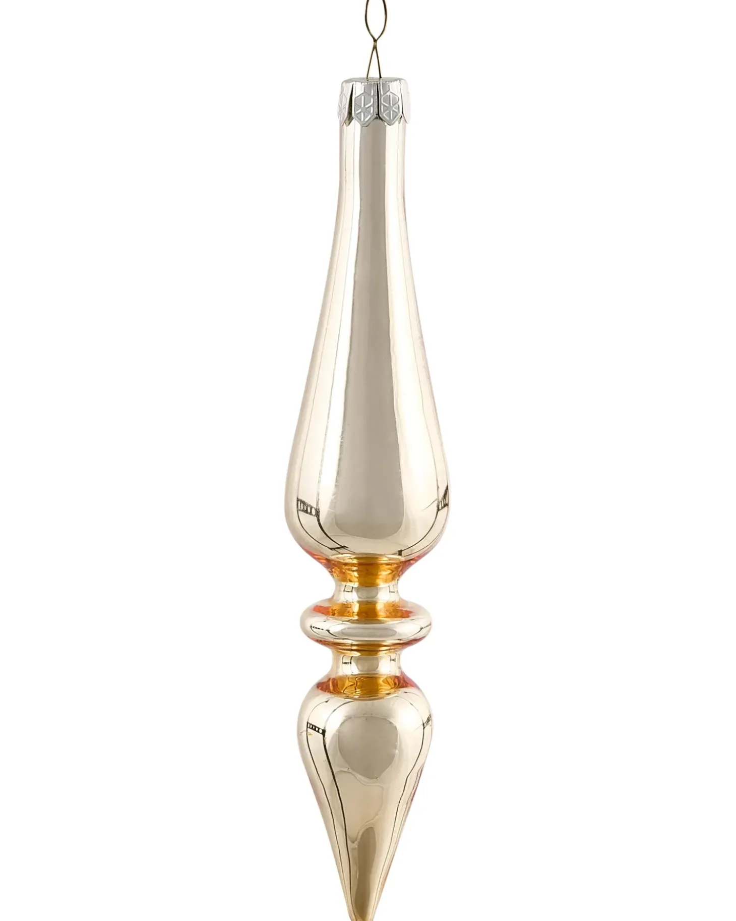 Sæt af 70 julekugler FLICKER Glas Guld
