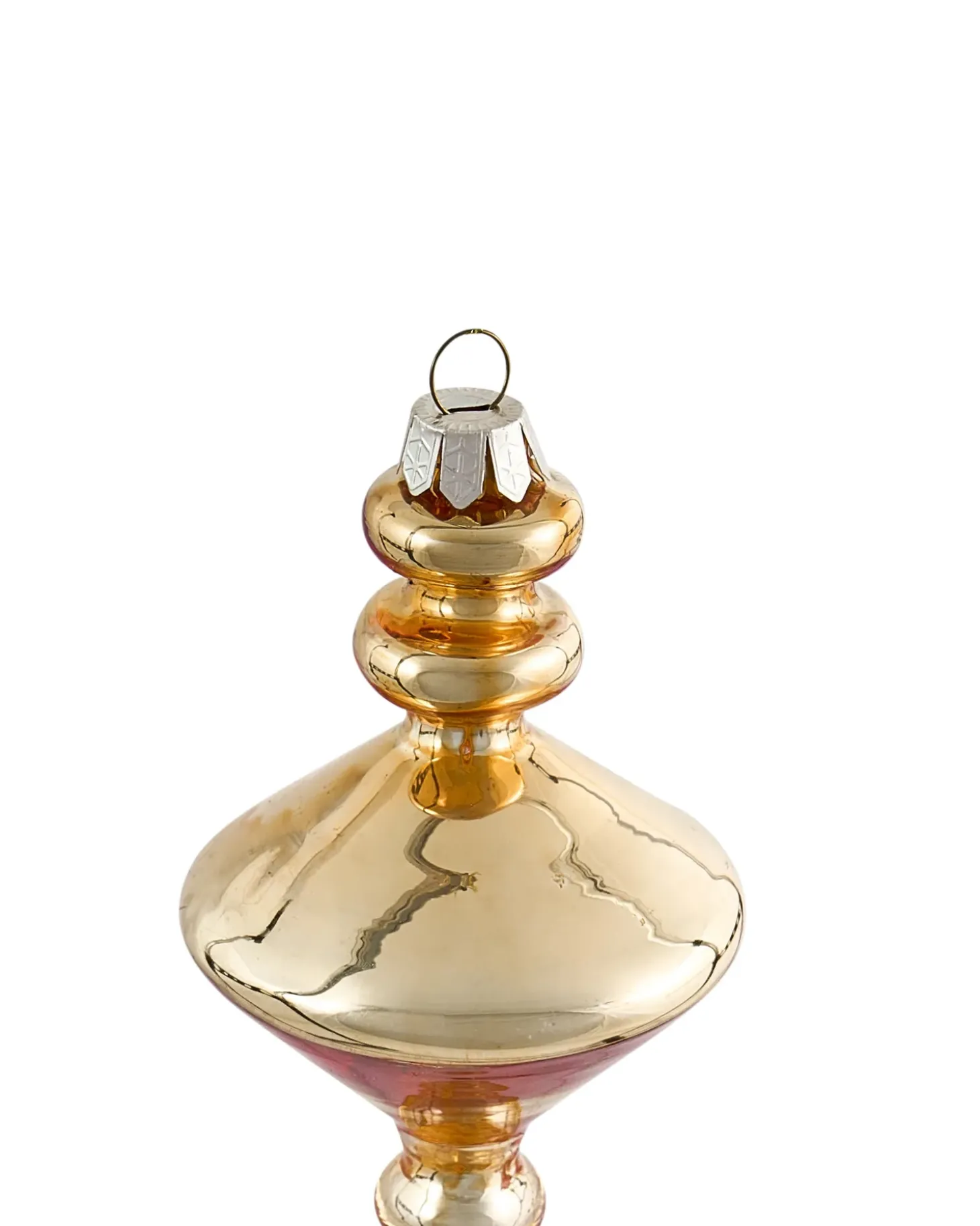 Sæt af 70 julekugler FLICKER Glas Guld