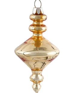 Sæt af 70 julekugler FLICKER Glas Guld