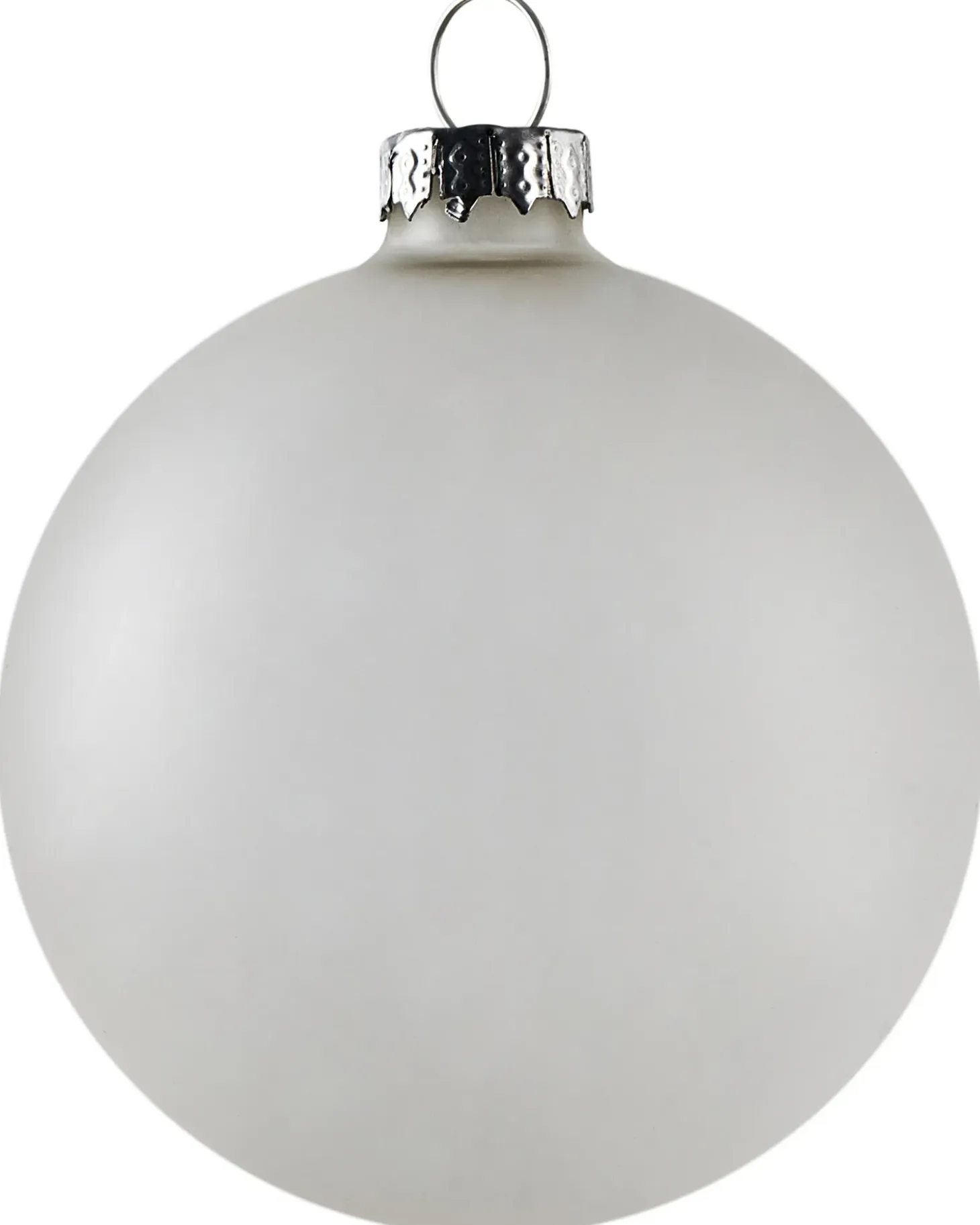 Sæt af 35 julekugler FROSTFALL Glas Grå