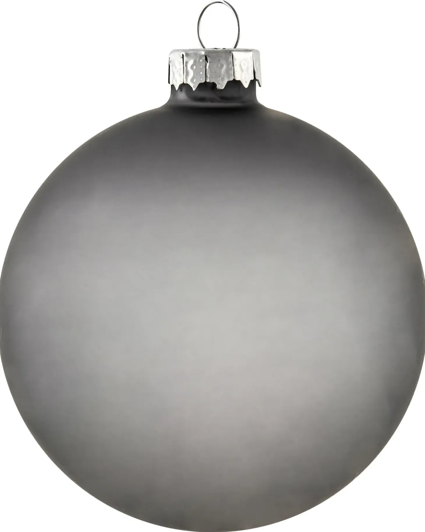 Sæt af 35 julekugler FROSTFALL Glas Grå