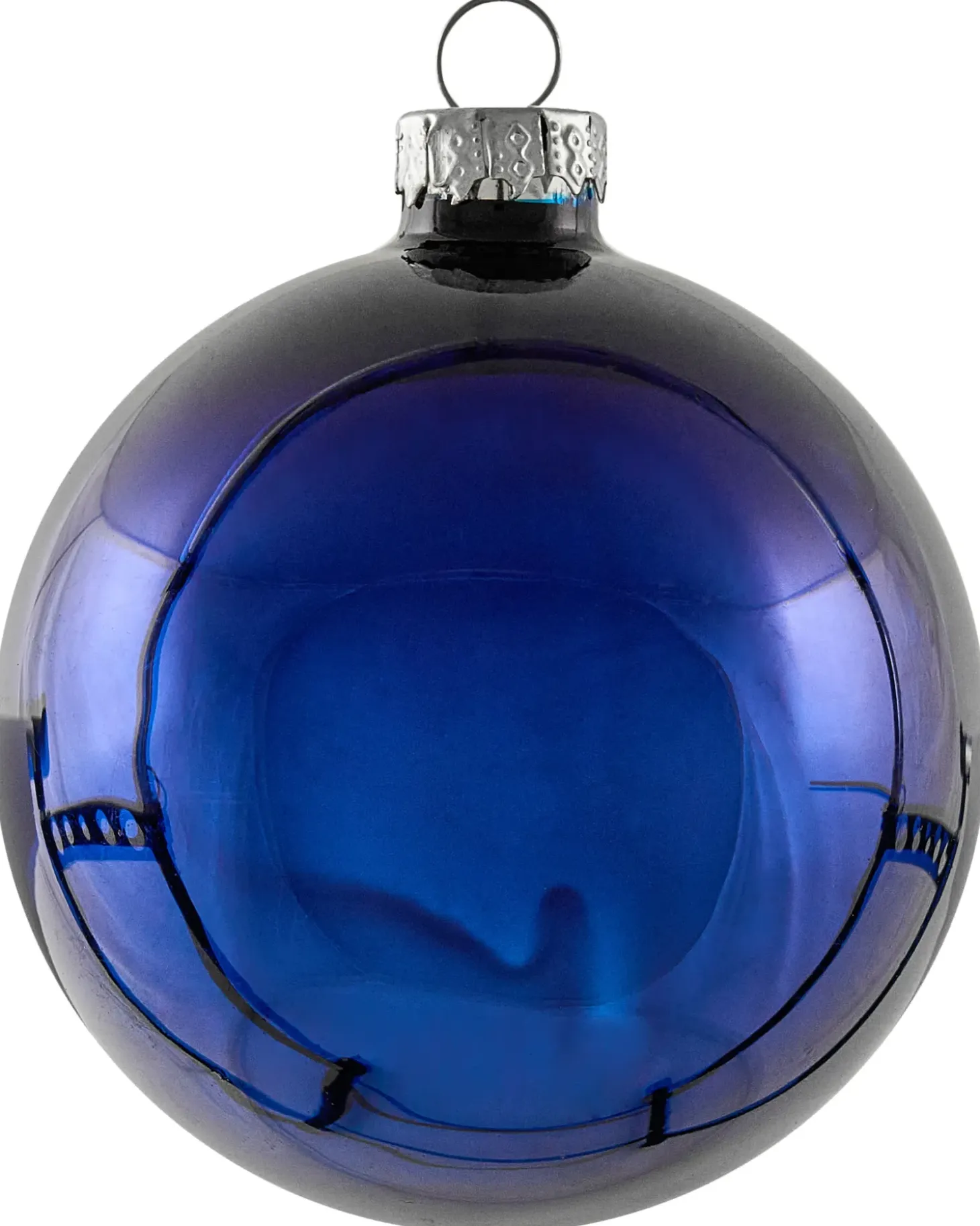 Sæt af 35 julekugler ICEDROP Glas Blå/Guld