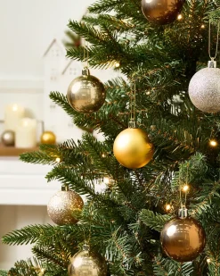 Sæt af 48 julekugler KOLIMA Guld