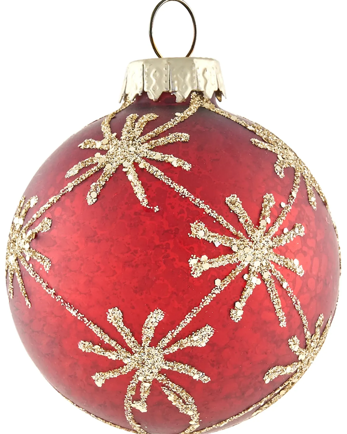 Sæt af 70 julekugler TWINKLE Glas Rood/groen