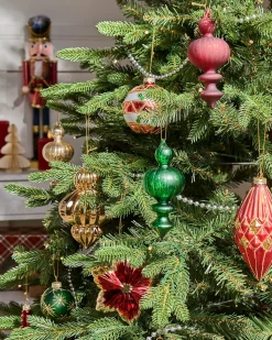 Sæt af 70 julekugler TWINKLE Glas Rood/groen