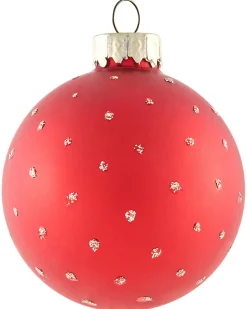 Sæt af 70 julekugler TWINKLE Glas Rood/groen