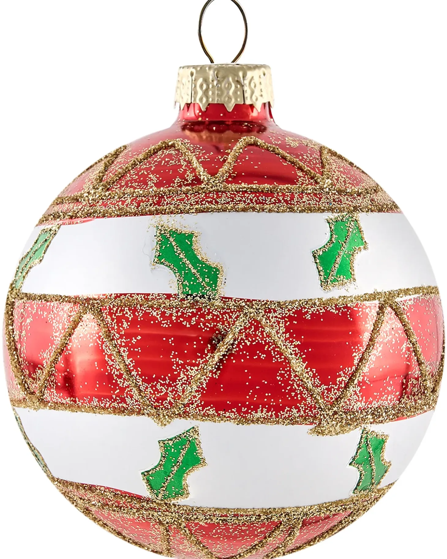 Sæt af 70 julekugler TWINKLE Glas Rood/groen