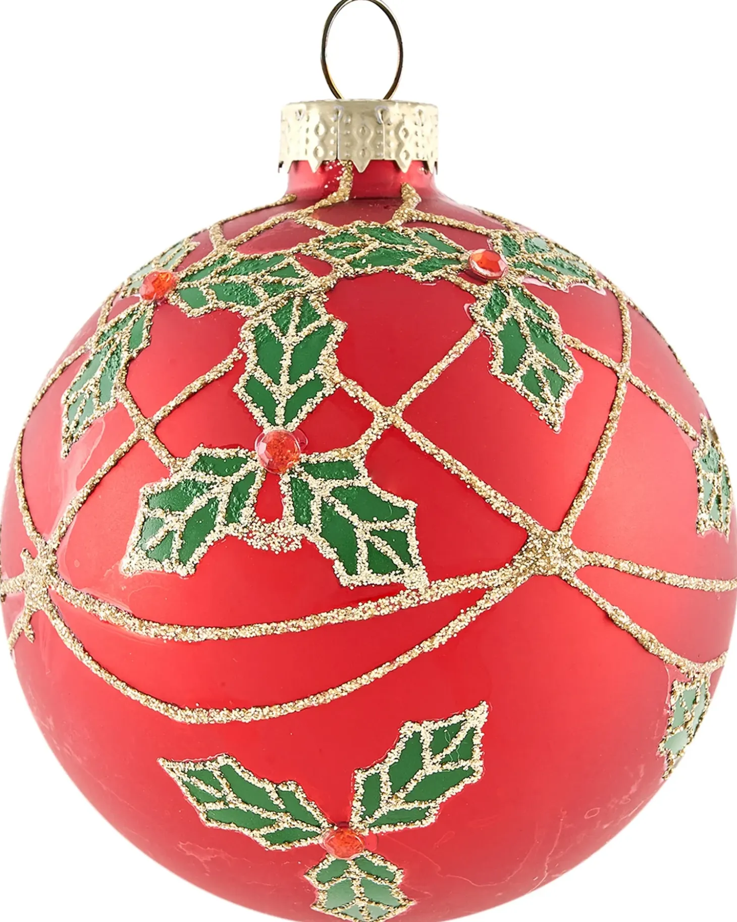 Sæt af 70 julekugler TWINKLE Glas Rood/groen
