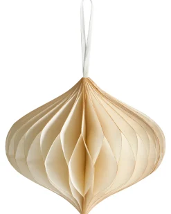 Sæt af 20 julepynt til juletræet JOLSTRA Papir Beige