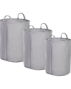 Sæt af 3 kurve ARCHA Bomuld Grå