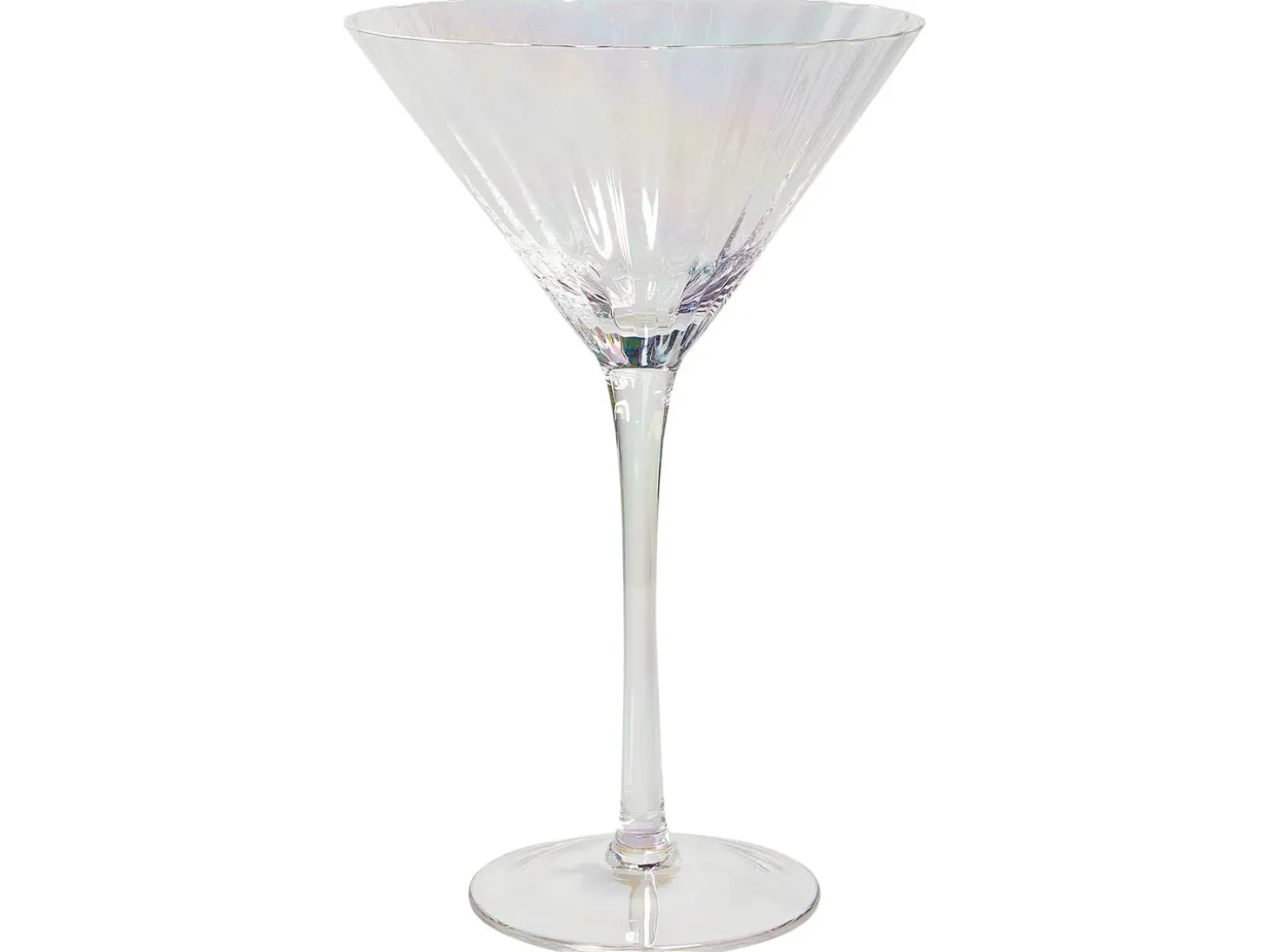 Sæt af 4 martini glas MORGANITE 220 ml Transparent