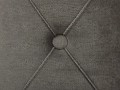 Sæt af 2 opbevaringspuffer PUEBLO Velour Grå