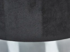Sæt af 2 opbevaringspuffer DORIS Velour Sort
