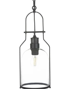 Sæt af 2 pendel lamper BASHILO Metal Sort