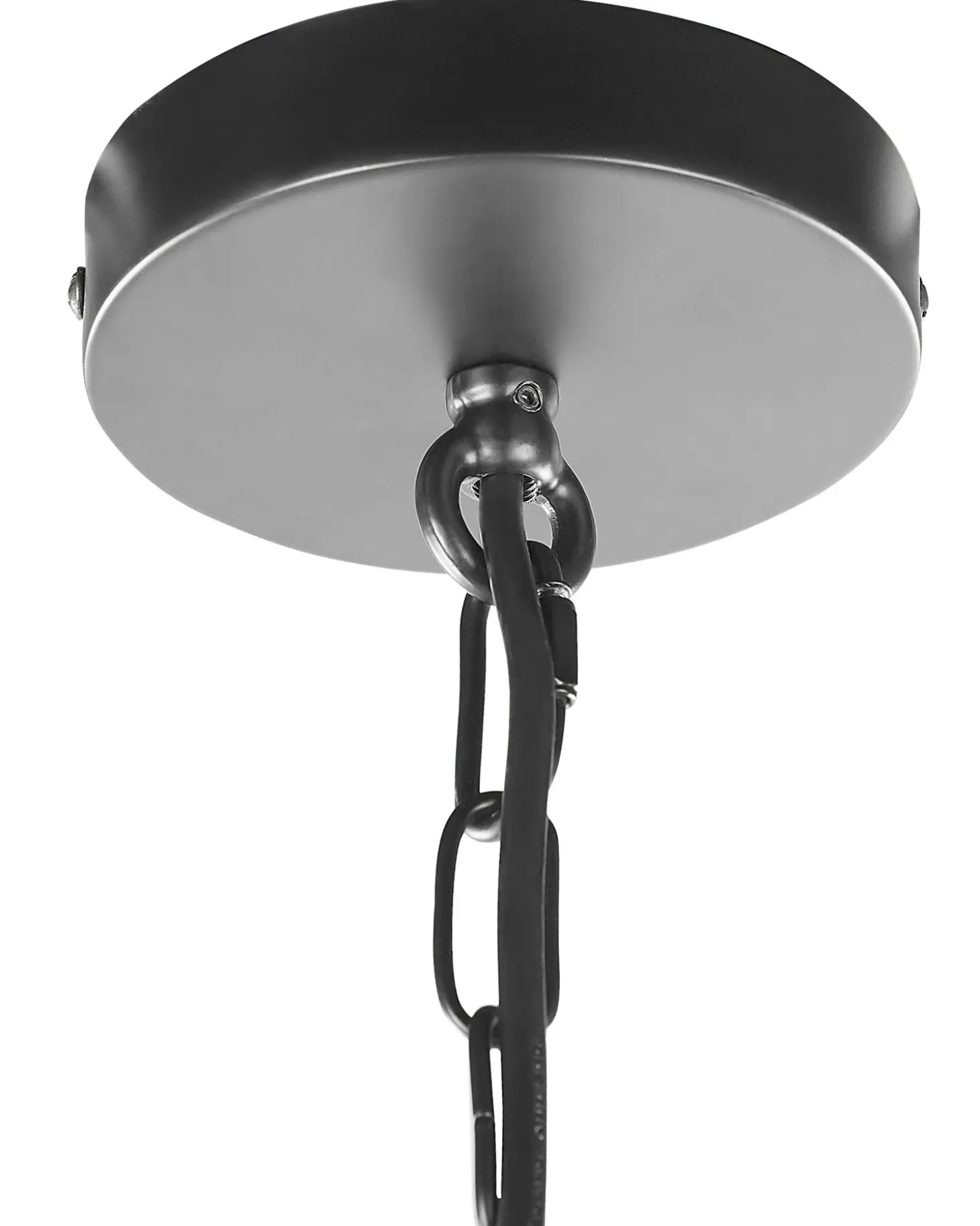 Sæt af 2 pendel lamper BASHILO Metal Sort