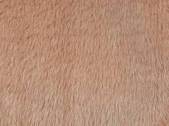 Sæt af 2 pyntepuder ACHILLEA Kunstig pels 54 x 54 cm Beige Ensfarvet