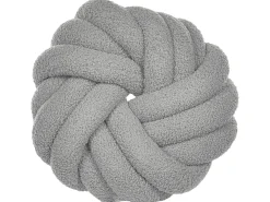 Sæt af 2 pyntepuder AKOLA Boucle 31 x 31 cm Grå Ensfarvet