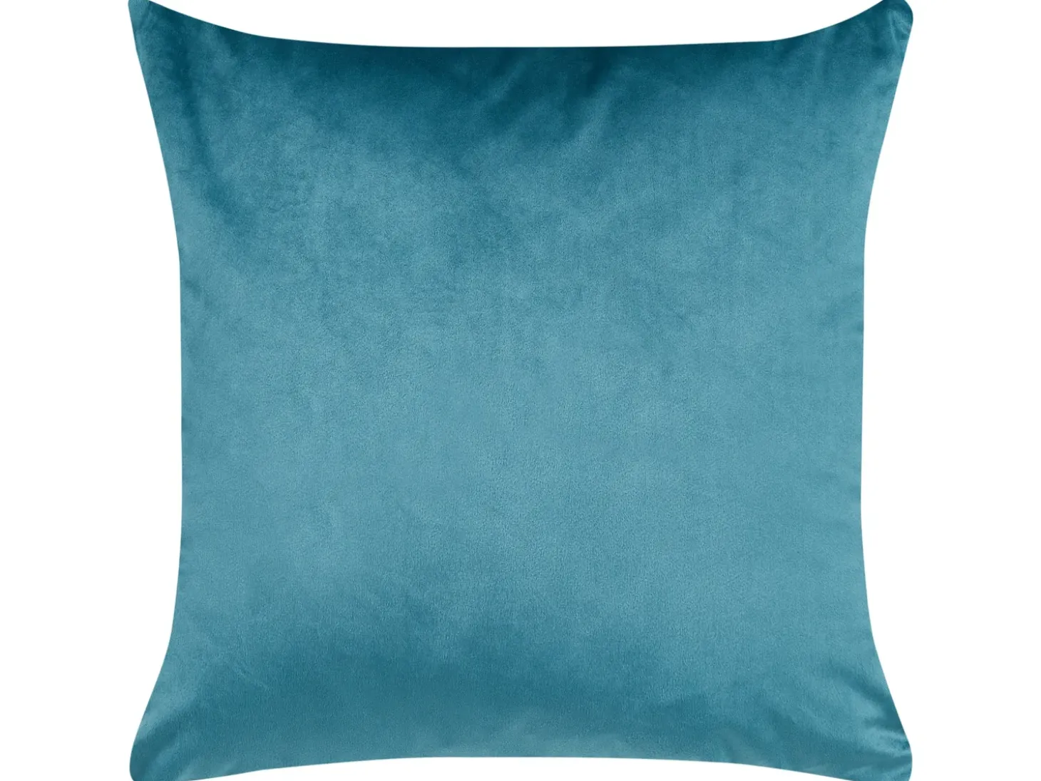 Sæt af 2 pyntepuder ALYSSUM Velour 45 x 45 cm Blå Trellis-mønster