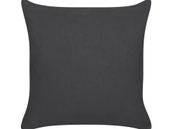 Sæt af 2 pyntepuder BENZOIN Bomuld 45 x 45 cm Sort Geometrisk mønster
