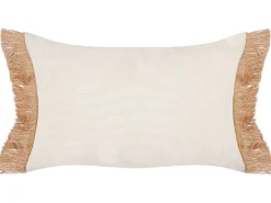 Sæt af 2 pyntepuder BOATH 30 x 50 cm Beige Ensfarvet