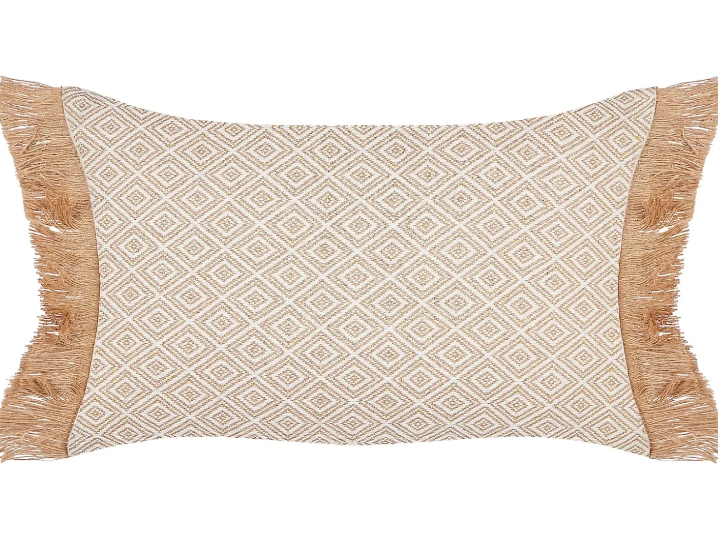 Sæt af 2 pyntepuder BOATH 30 x 50 cm Beige Ensfarvet